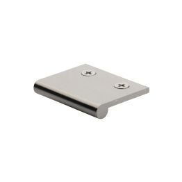 Heritage Brass EP Edge Pull Cabinet Handle 50mm Satin Nickel finish