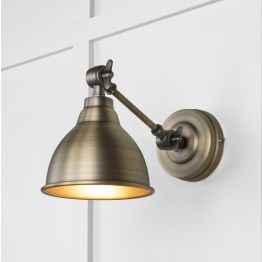 Aged Brass Brindley Wall Light