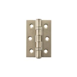 Atlantic CE Fire Rated Grade 7 Ball Bearing Hinges 3" x 2" x 2mm - Satin Nickel (Pair)