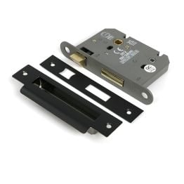 Aged Bronze 3" Heavy Duty Bathroom Mortice Lock