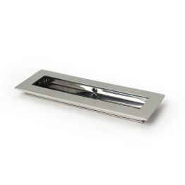 Polished Marine SS (316) 175mm Plain Rectangular Pull