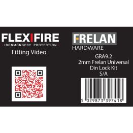 Intumescent Kits for Din Locks 2mm 60 Minute - By Frelan Hardware - GRA9.2