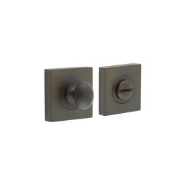 Burlington Turns & Releases Inner 1 Square Plain Rose Dark Bronze - By Frelan Hardware - BUR-80DB-150DB