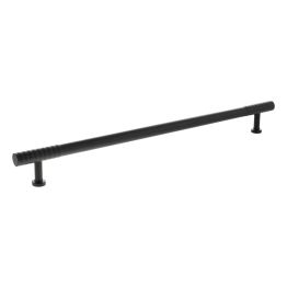 Millhouse Brass Chrysler Diamond T-Bar Cabinet Pull Handle 320mm - Matt Black