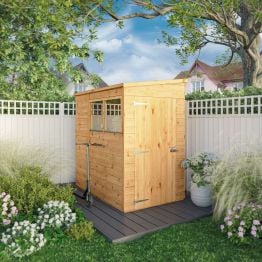 Mercia 6 x 4 Woodsman Shiplap Pent Shed