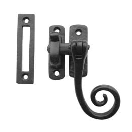 Antique Range Casement Fasteners 85mm Black - By Frelan Hardware - JAB19M