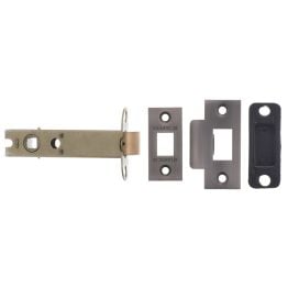 Atlantic Heavy Duty Bolt Through Tubular Latch 4" - Matt Gun Metal