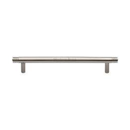 Heritage Brass Cabinet Pull Contour Design 160mm CTC Satin Nickel finish