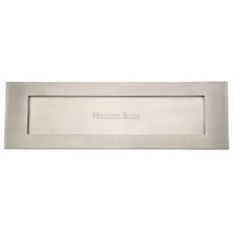 Heritage Brass Letterplate 16" x 5" Satin Nickel finish