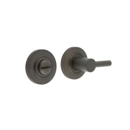 Burlington Easy Turn & Release Chamfered Rose Dark Bronze - By Frelan Hardware - BUR-82DB-51DB
