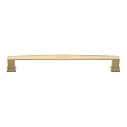 Heritage Brass Cabinet Pull Vintage Design 203mm CTC Satin Brass Finish