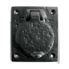 Antique Cylinder Cover Black - By Frelan Hardware - JAB10