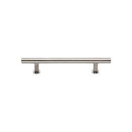 Heritage Brass Cabinet Pull T-Bar Design with 16mm Rose 101mm CTC Polished Nickel Finish