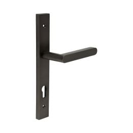 CR-101 Dark Bronze Multi Point Backplate Door Handle - By Frelan Hardware - CR-101G4DB