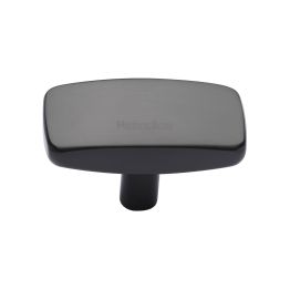 Heritage Brass Cabinet Knob Rectangular Design 41mm Matt Bronze finish