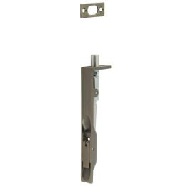 Stainless Steel Flush Bolts JSS50 Antique Brass 150mm x 20mm Square Forend - By Frelan Hardware - JSS50AB