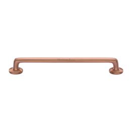 Heritage Brass Cabinet Pull Traditional Design 203mm CTC Satin Rose Gold Finish