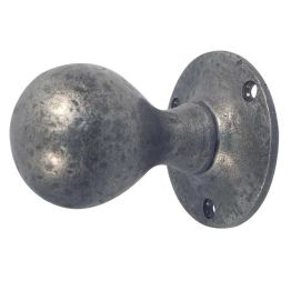 Jedo Ball Shape Mortice Door Knobs Pewter - By Frelan Hardware - PEW5