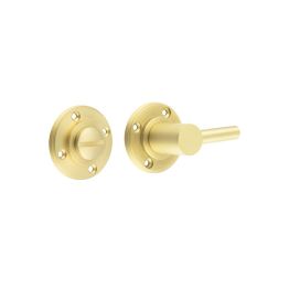 Burlington Easy Turn & Release No Rose Satin Brass - By Frelan Hardware - BUR82SB
