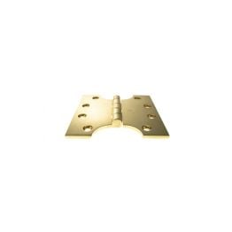 Atlantic (Solid Brass) Parliament Hinges 4" x 2" x 4mm - Polished Brass (Pair)