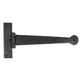 Black 9" Penny End T Hinge (pair)
