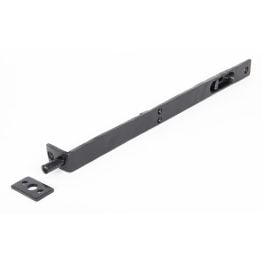 Black 12" Flush/Slide Door Bolt