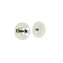 Burlington Turns & Releases Inner 1 Knurled Rose Polished Nickel - By Frelan Hardware - BUR-80PN-55PN