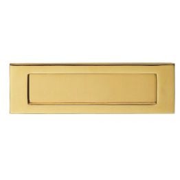 Plain Letter Plate - Polished Brass