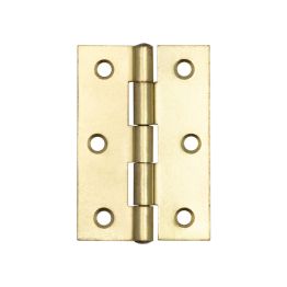 Steel Plain Bearing Butt Hinges 76x50x1.65mm Electro Brassed - By Frelan Hardware - J1838-DEB