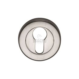 Sorrento Euro Profile Cylinder Escutcheon Satin Chrome finish