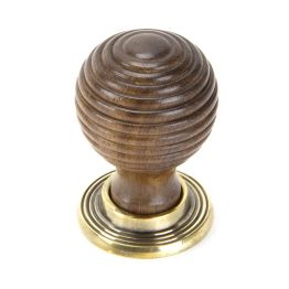 Rosewood and AB Beehive Cabinet Knob 38mm