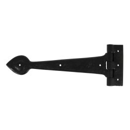 Textured Black 12" Cast T Hinge (pair)