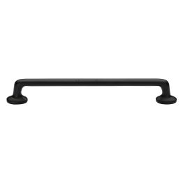 Heritage Brass Cabinet Pull Traditional Design 203mm CTC Matt Black Finish