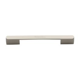 Heritage Brass Cabinet Pull Bridge Design 192&amp;224mm CTC Satin Nickel Finish