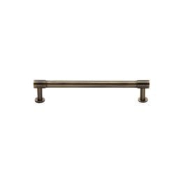 Heritage Brass Cabinet Pull Phoenix Design with 16mm Rose 96mm CTC Antique Brass finish