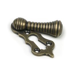 Burnished Brass Beehive Escutcheon