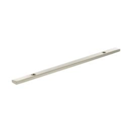Millhouse Brass Long Narrow Cabinet Handle Backplate 160mm - Satin Nickel