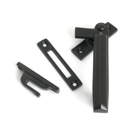 Aged Bronze Locking Art Deco Fastener - RH