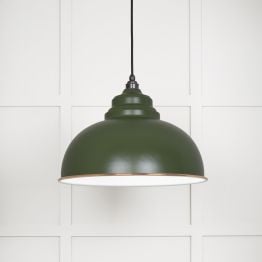 White Gloss Harborne Pendant in Heath
