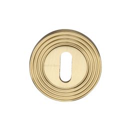 Heritage Brass Key Escutcheon Satin Brass finish
