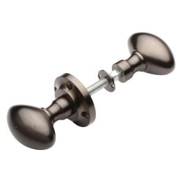 Heritage Brass Suffolk Rim Knob Matt Bronze finish