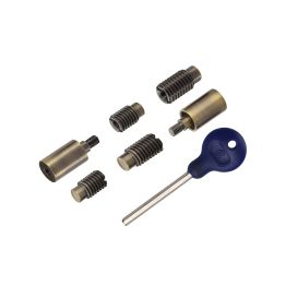 Heritage Brass Sash Window Stop (pair) with key Antique Brass