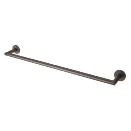 Stainless Steel Single Towel Rail - Matt Black