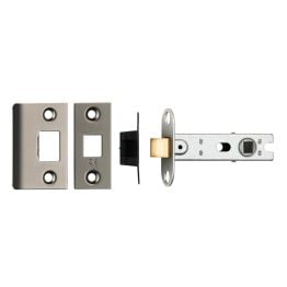 76mm Ce B/T Tubular Mortice Latch Square   - Matt Bronze