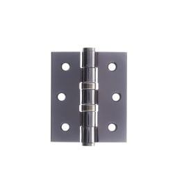 Atlantic Ball Bearing Hinges 3" x 2.5" x 2.5mm - Black Nickel (Pair)