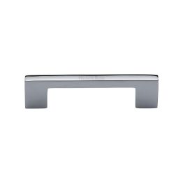 Heritage Brass Cabinet Pull Metro Design 96mm CTC Polished Chrome Finish