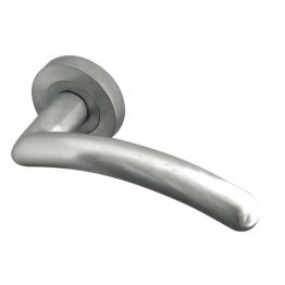 Mailand Door Handles Satin Chrome - By Frelan Hardware - JV710SC
