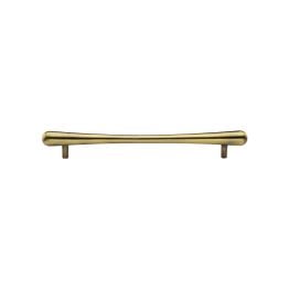 Heritage Brass Cabinet Pull T-Bar Raindrop Design 128mm CTC Antique Brass Finish