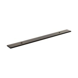 Millhouse Brass Long Wide Cabinet Handle Backplate 128mm - Urban Dark Bronze
