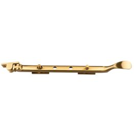 Victorian Casement Stay 300mm  - Satin Brass